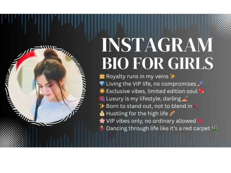 Best Instagram Bio for Girls: Cute, Stylish & Unique Ideas