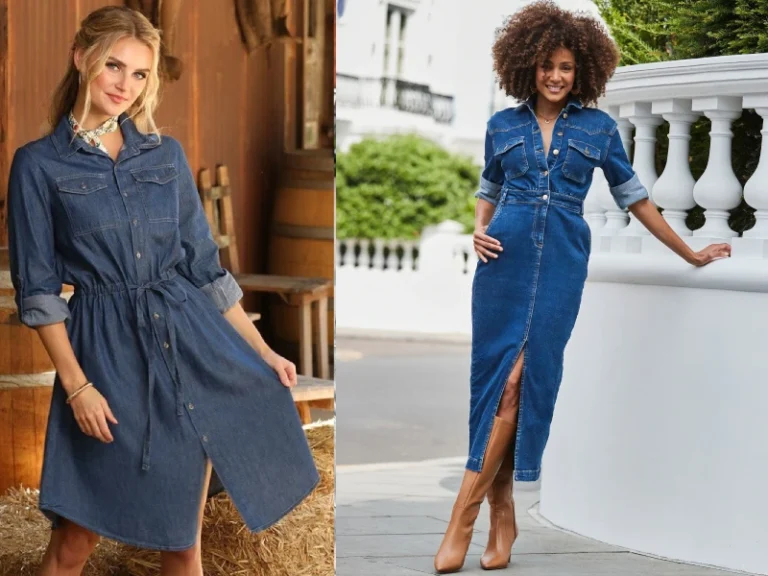 denim dress clothes