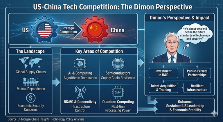 US China Technology Competition Dimon