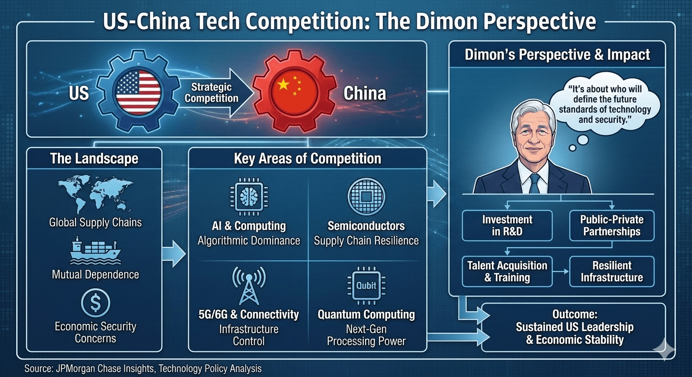 US China Technology Competition Dimon