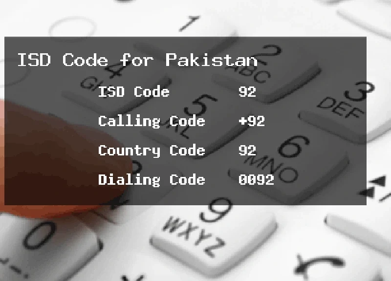 Pakistan International Code