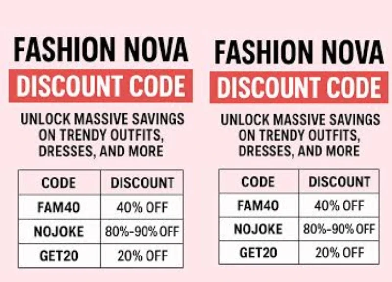 Fashion Nova Discount Code 2025