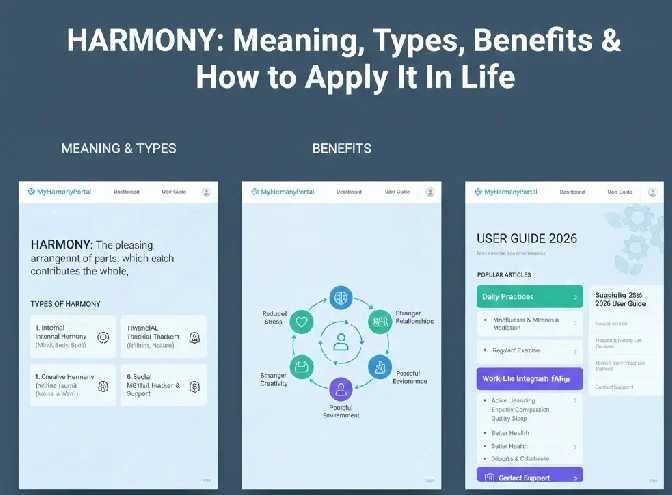 Harmony: Meaning, Types, Benefits & How to Apply It in Life